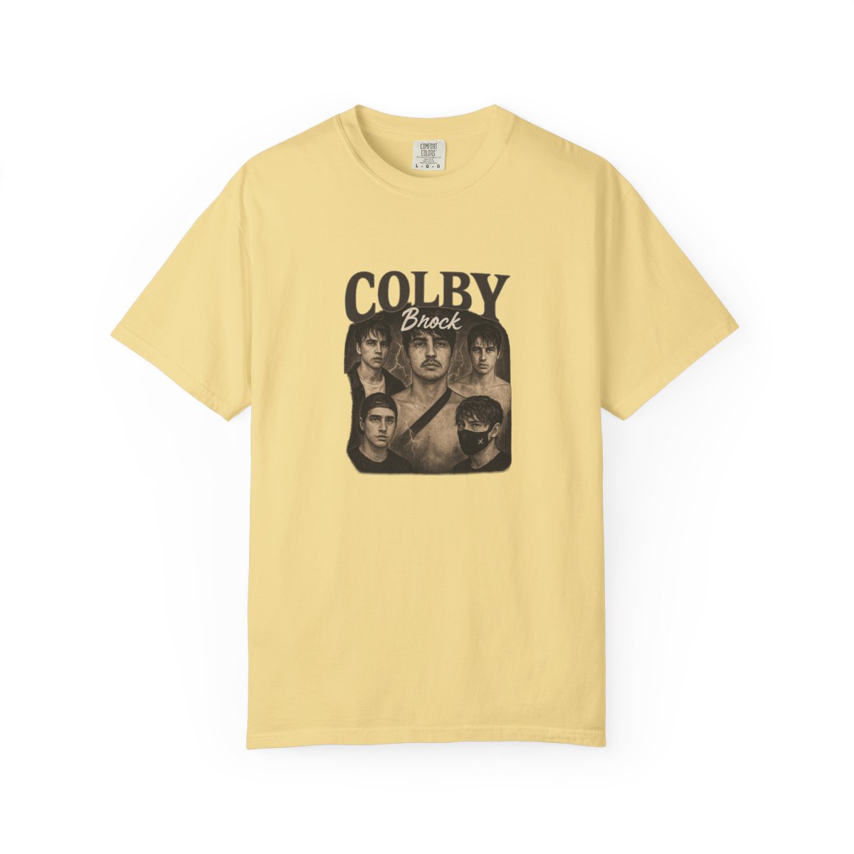Colby Brock Fan T-Shirt with Stylish Quartet Graphic - alternate angle 5, merchandise
