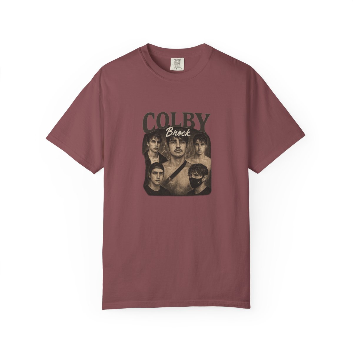 Colby Brock Fan T-Shirt with Stylish Quartet Graphic - alternate angle 2, merchandise