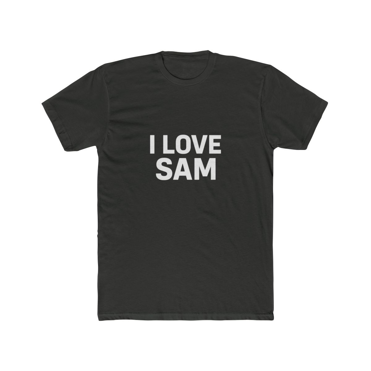 I Love Sam Funny Superfan T Shirt - alternate angle 5, merchandise