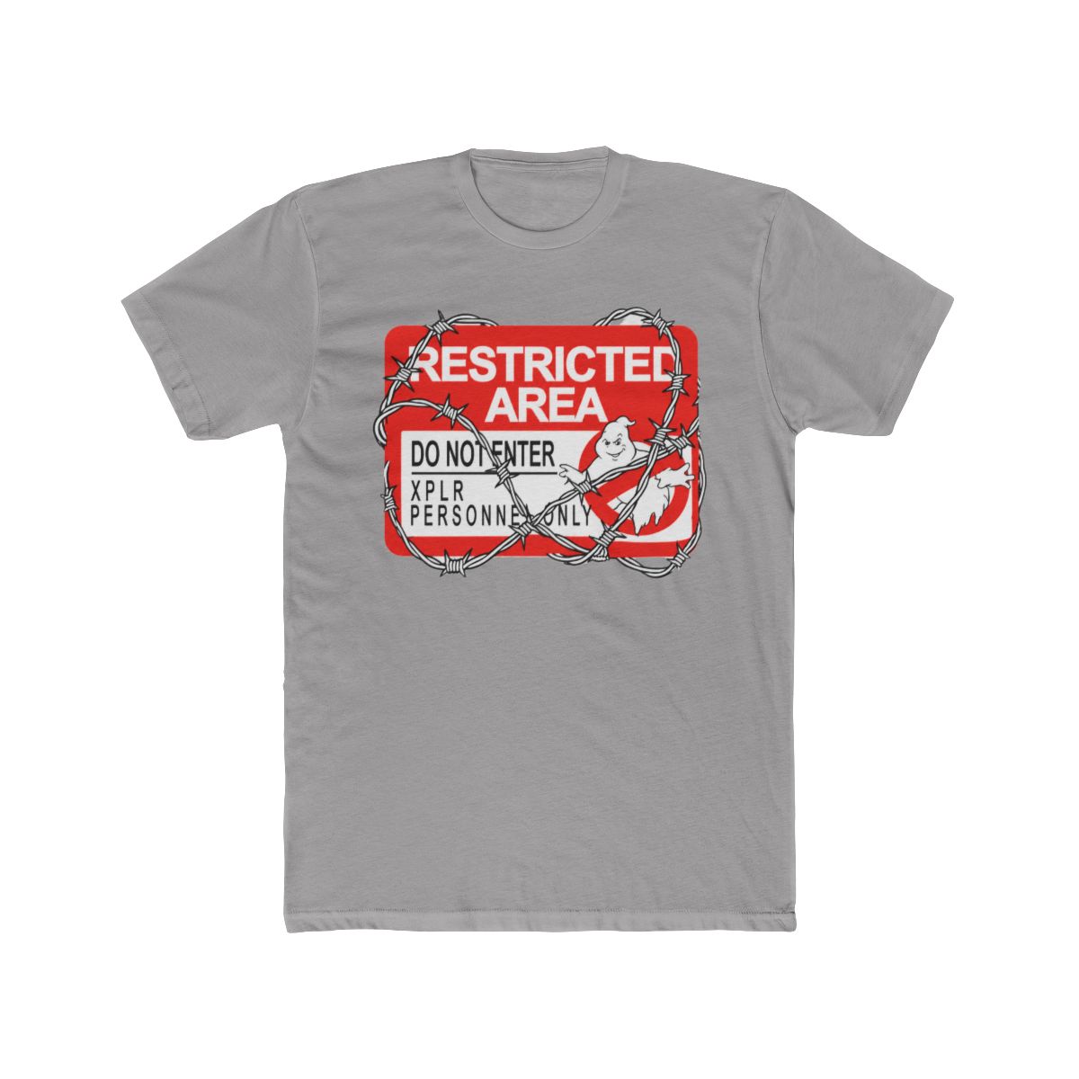No Access Forbidden Zone | Funny Graphic Tee, Restricted Shirt, Humor Gift - alternate angle 5, merchandise