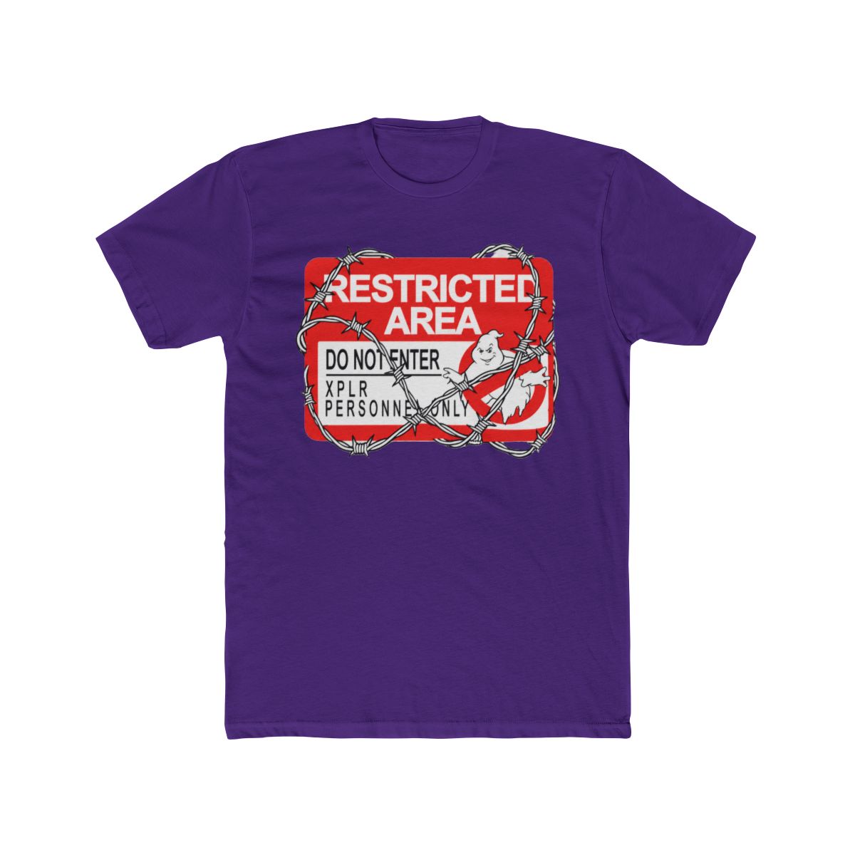 No Access Forbidden Zone | Funny Graphic Tee, Restricted Shirt, Humor Gift - alternate angle 2, merchandise