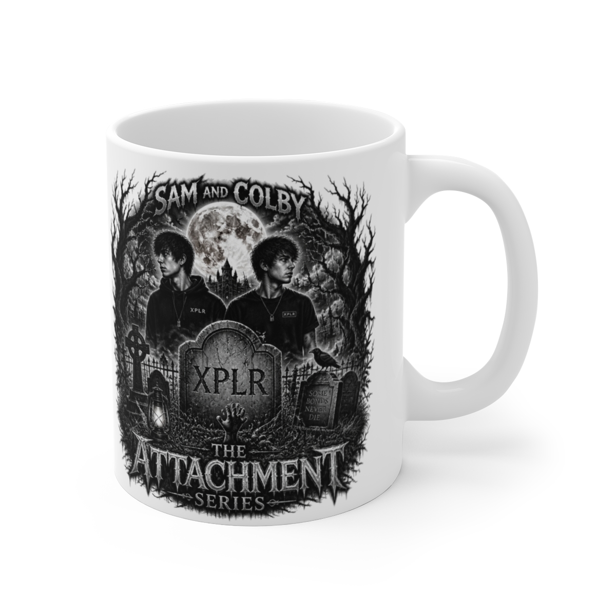 Sam and Colby "The Attachment Series" White Mug