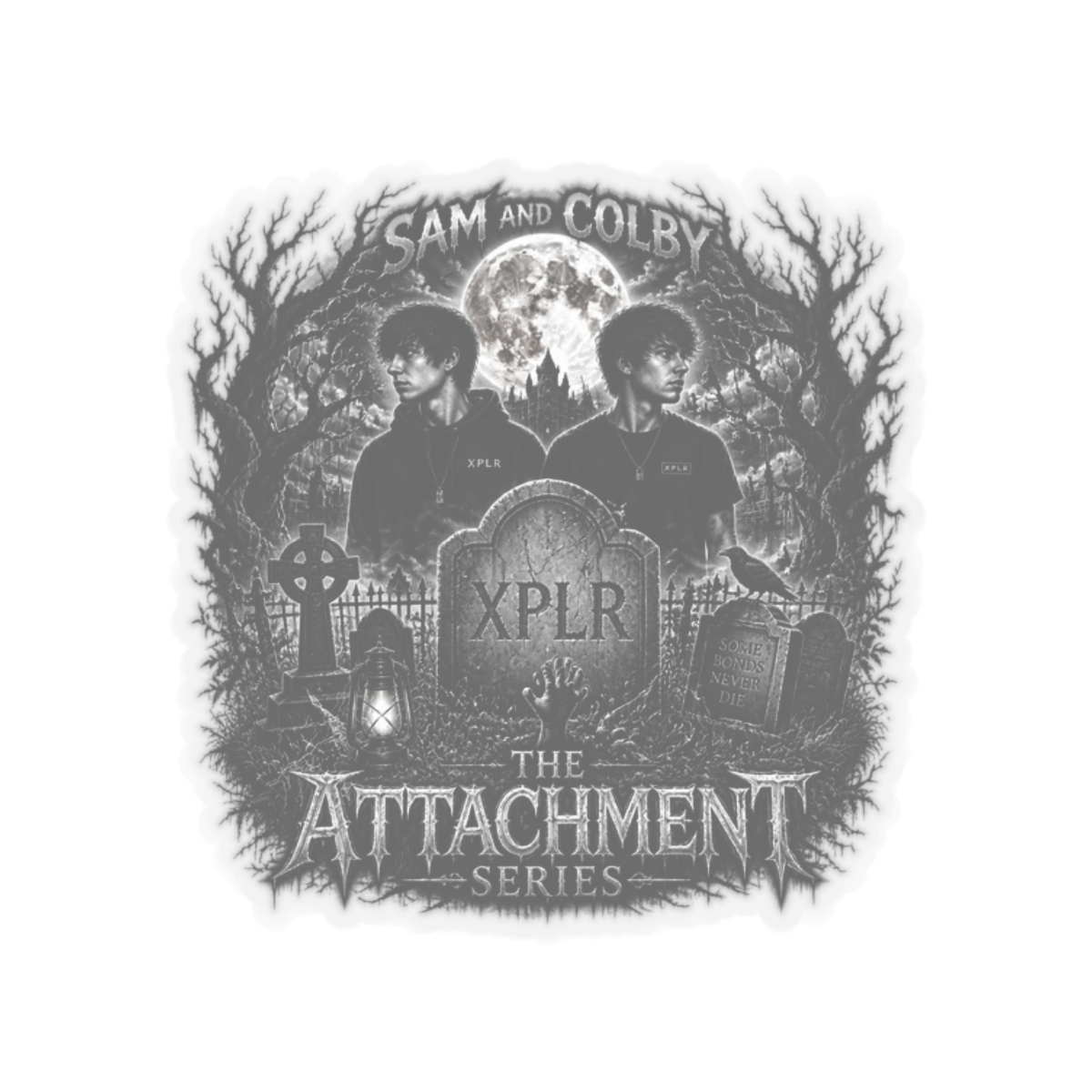 Sam and Colby "The Attachment Series" Sticker