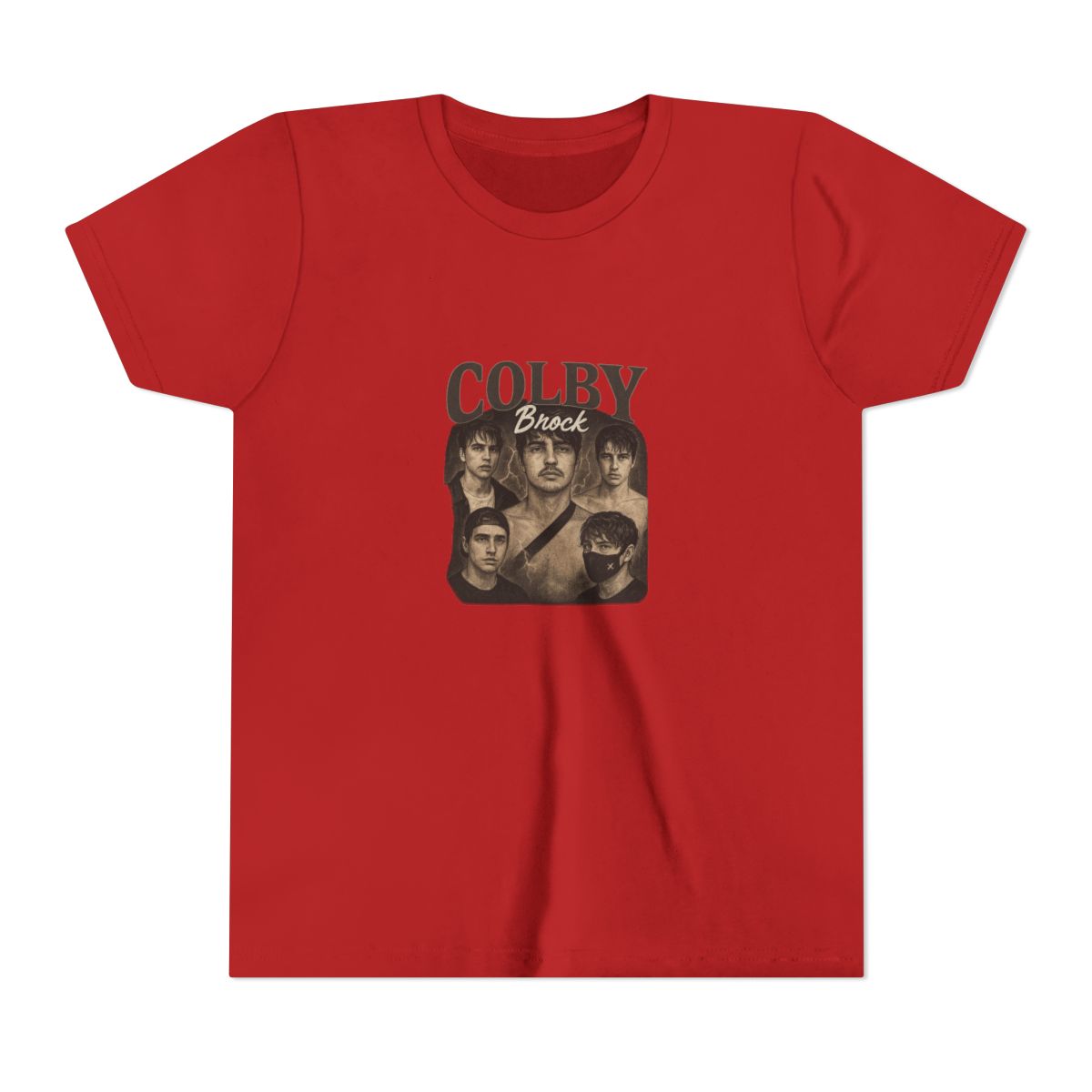 Colby Brock Fan Kids T-Shirt with Stylish Quartet Graphic