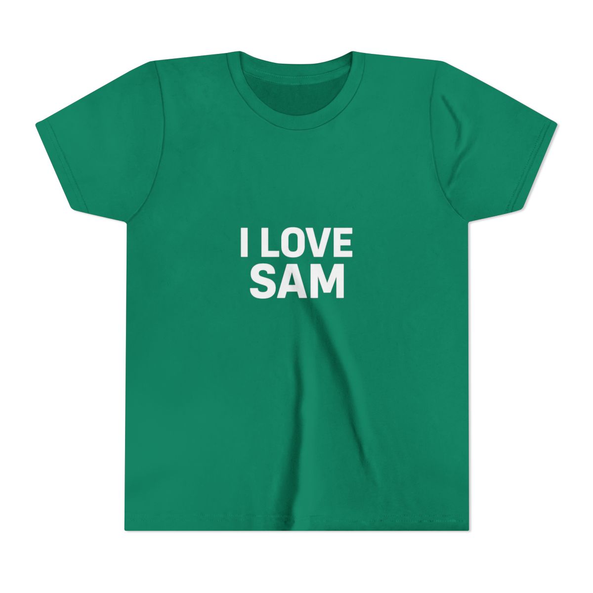 I Love Sam Funny Superfan Kids T Shirt