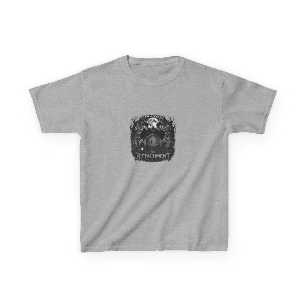 Sam and Colby "The Attachment Series" Unisex Kids Tee - alternate angle 3, merchandise