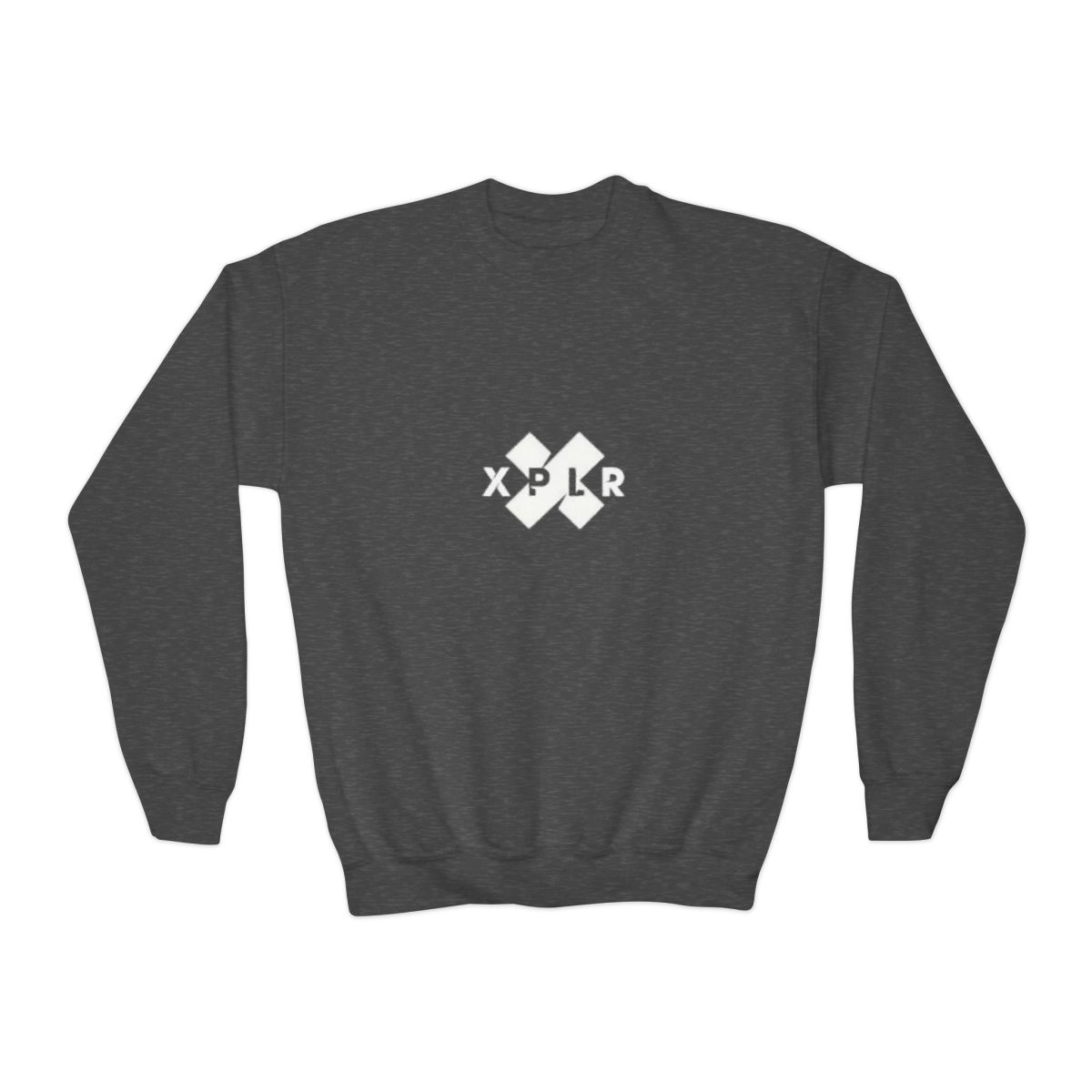 Sam and Colby Crewneck Kids Sweatshirt #2 - alternate angle 3, merchandise