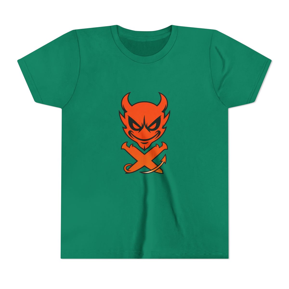 XPLR By Sam And Colby Devil Logo Kids T Shirt - alternate angle 4, merchandise