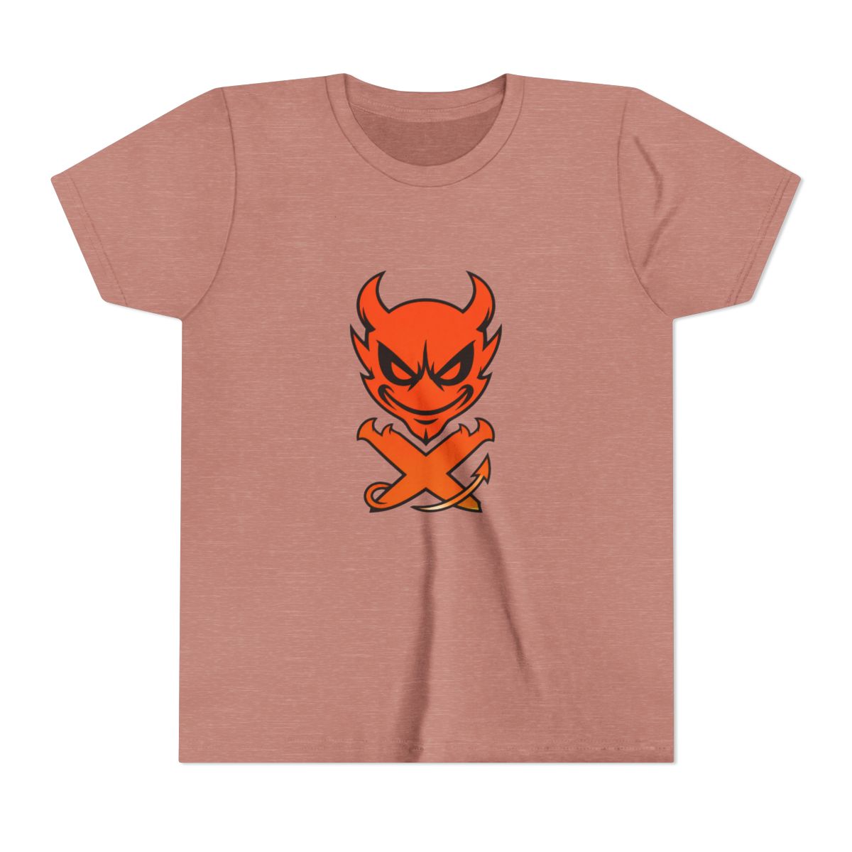 XPLR By Sam And Colby Devil Logo Kids T Shirt - alternate angle 2, merchandise