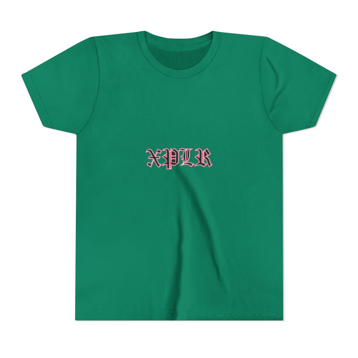 XPLR Sam And Colby XPLR Gothic Logo Kids T-Shirt - alternate angle 4, merchandise