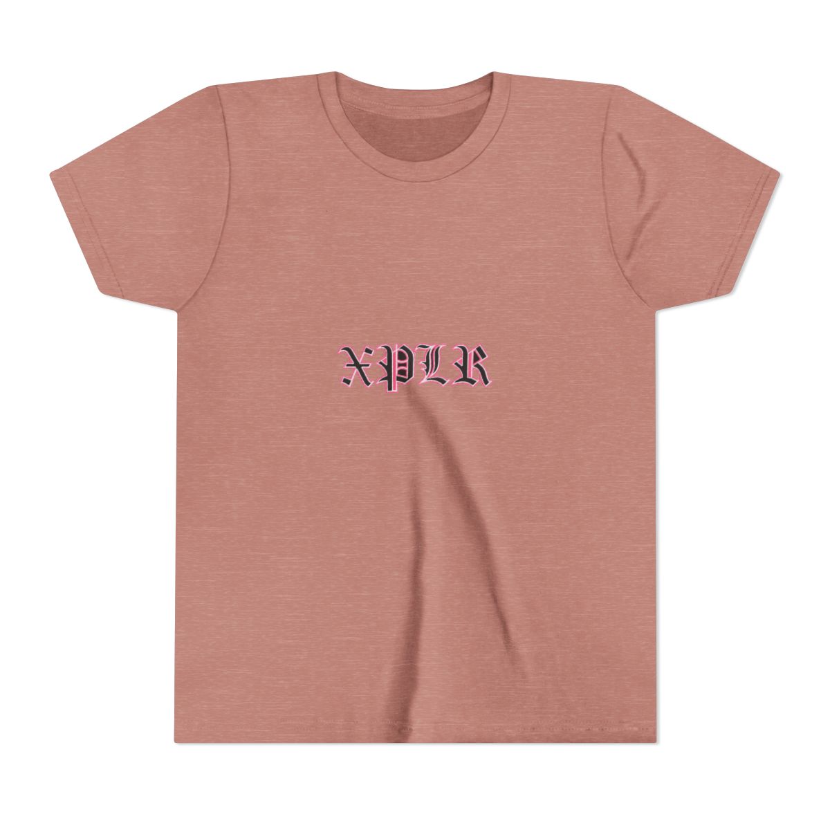 XPLR Sam And Colby XPLR Gothic Logo Kids T-Shirt - alternate angle 2, merchandise